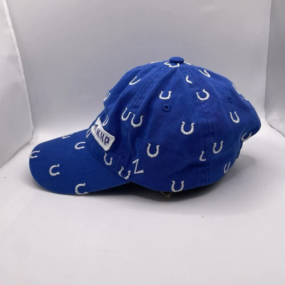 ZEPHYR STRAPBACK HAT INDIANAPOLIS COLTS NFL BLUE ONE SIZE ADJUSTABLE EMBROIDERED